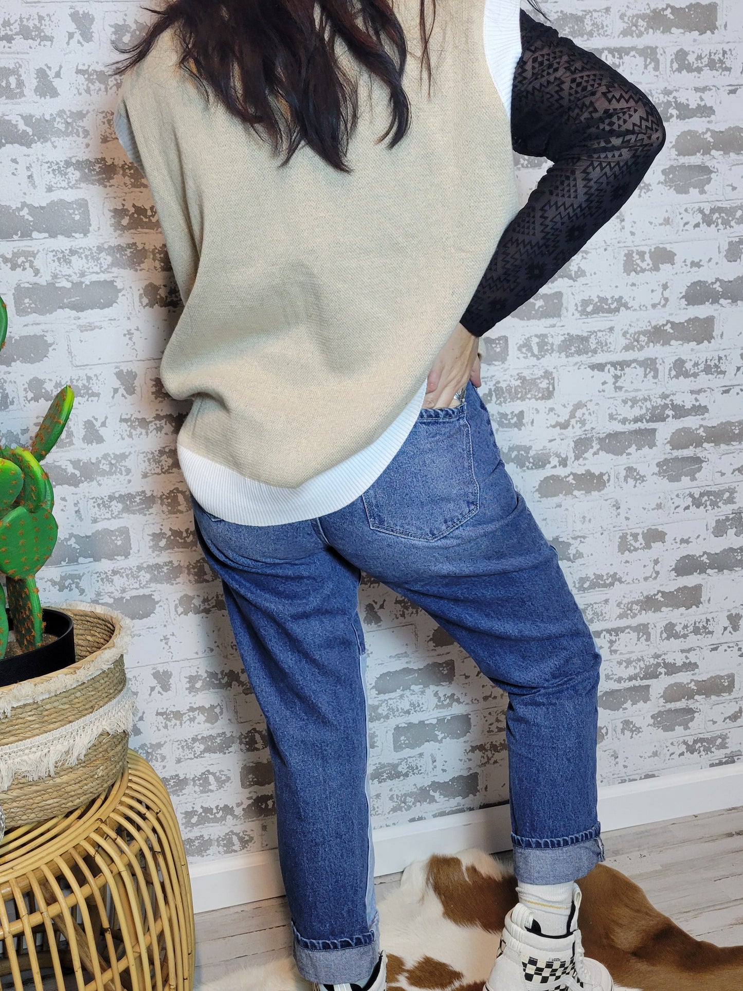 As If Crop Jean