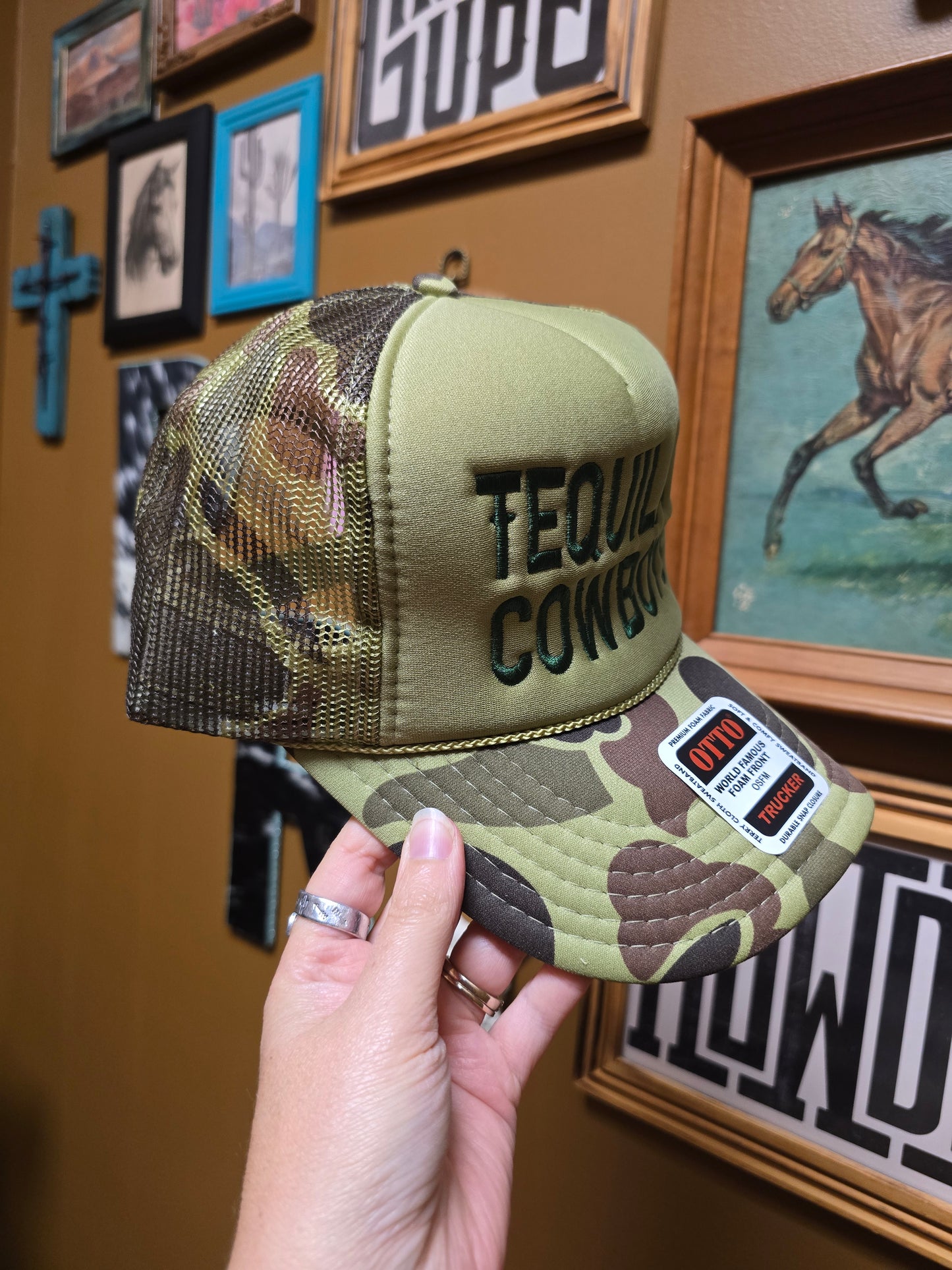Tequila & Cowboys Trucker Hat