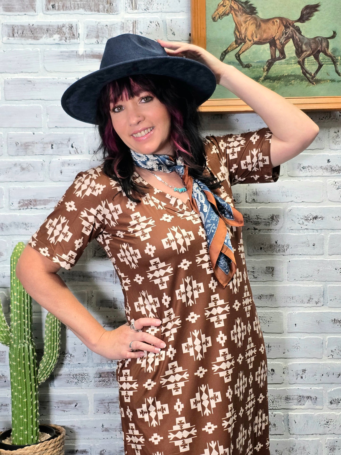 Meet Me in Wyoming Maxi Dress