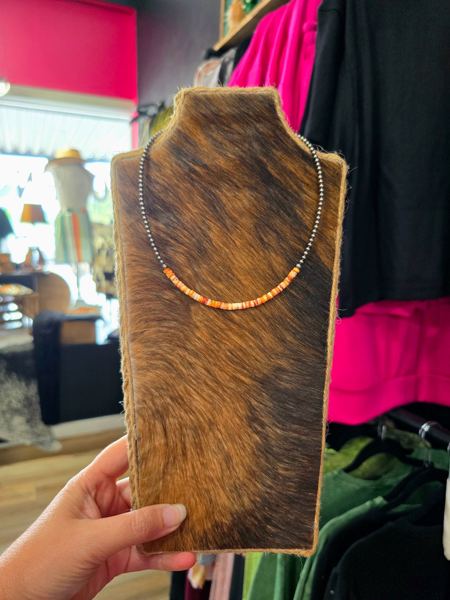 Spiny Heishi 15" Necklace