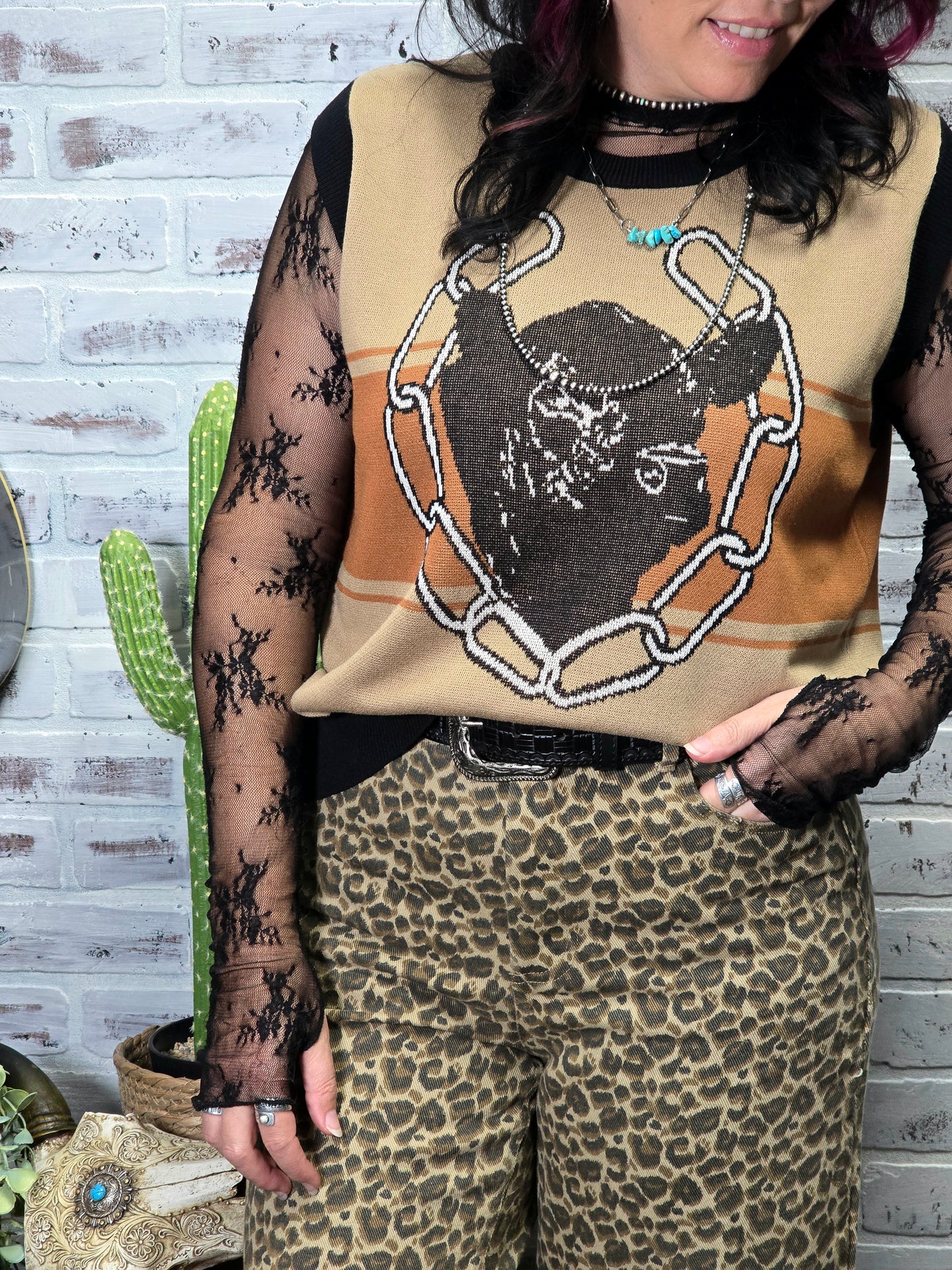 Bull Knit Vest