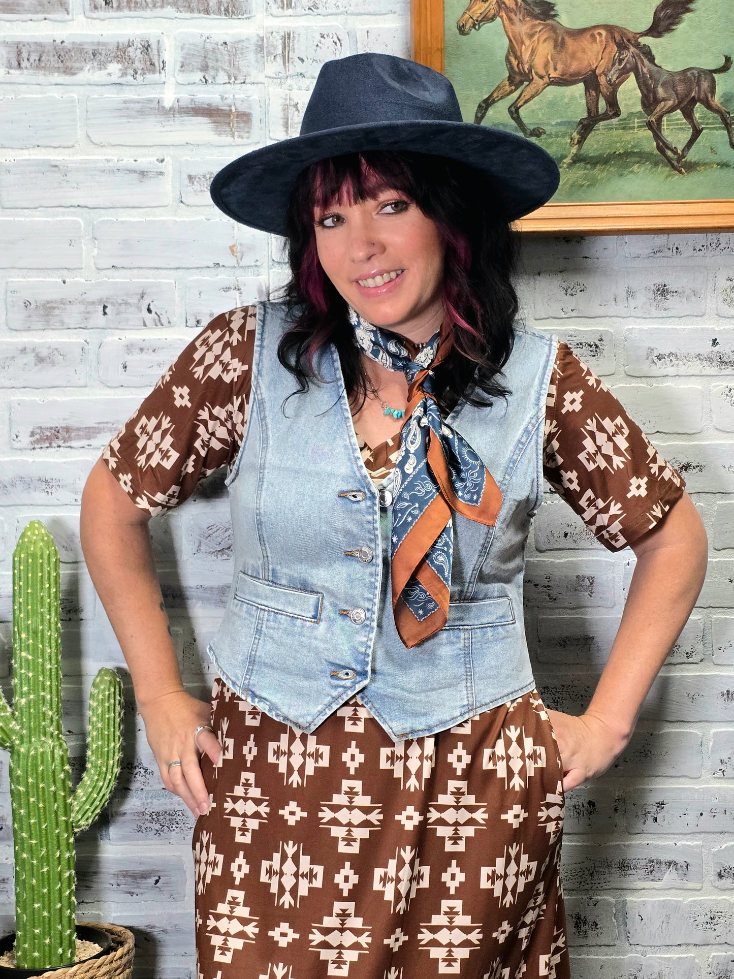 Viva Vintage Denim Vest