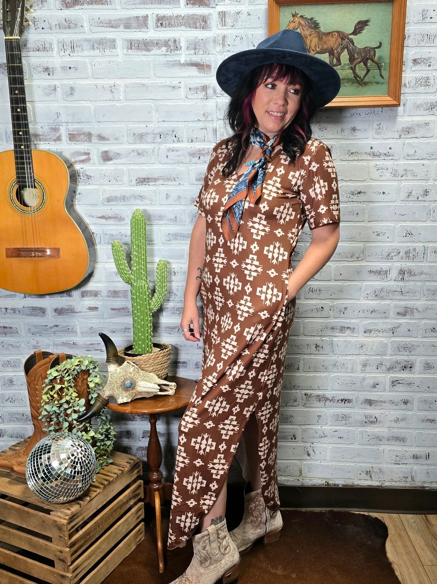 Meet Me in Wyoming Maxi Dress