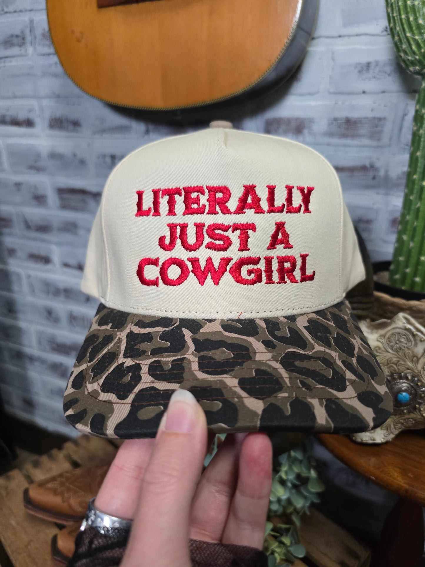 Literally Just a Cowgirl Trucker Hat