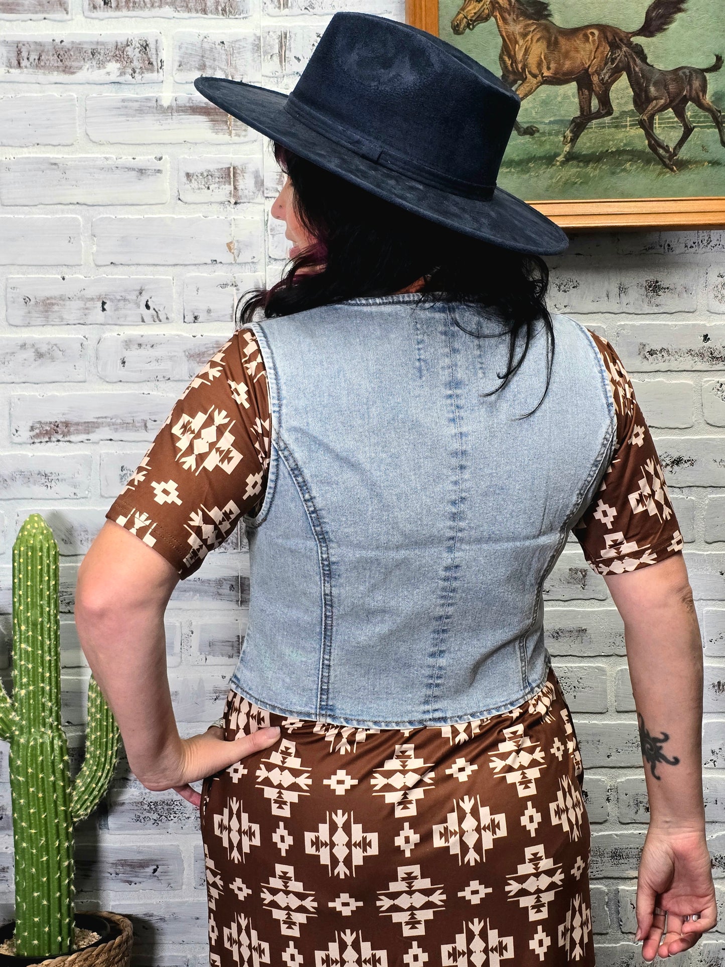 Viva Vintage Denim Vest