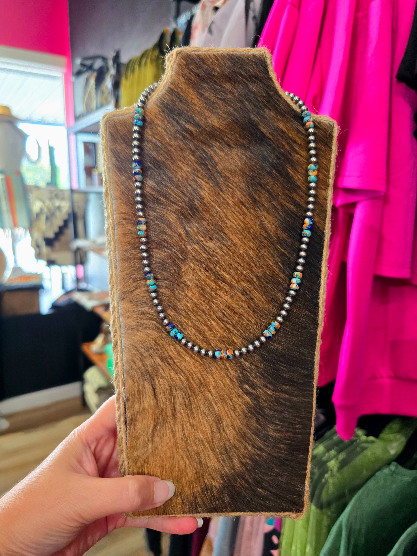 Lapis Pearl 18" Necklace