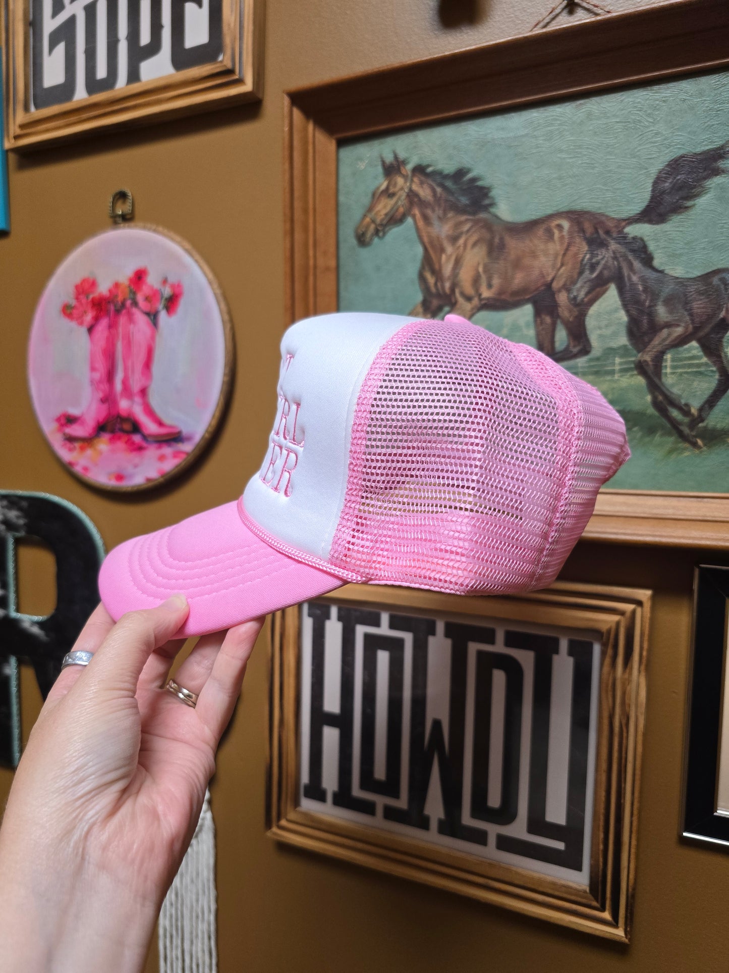Hot Cowgirl Summer Trucker Hat