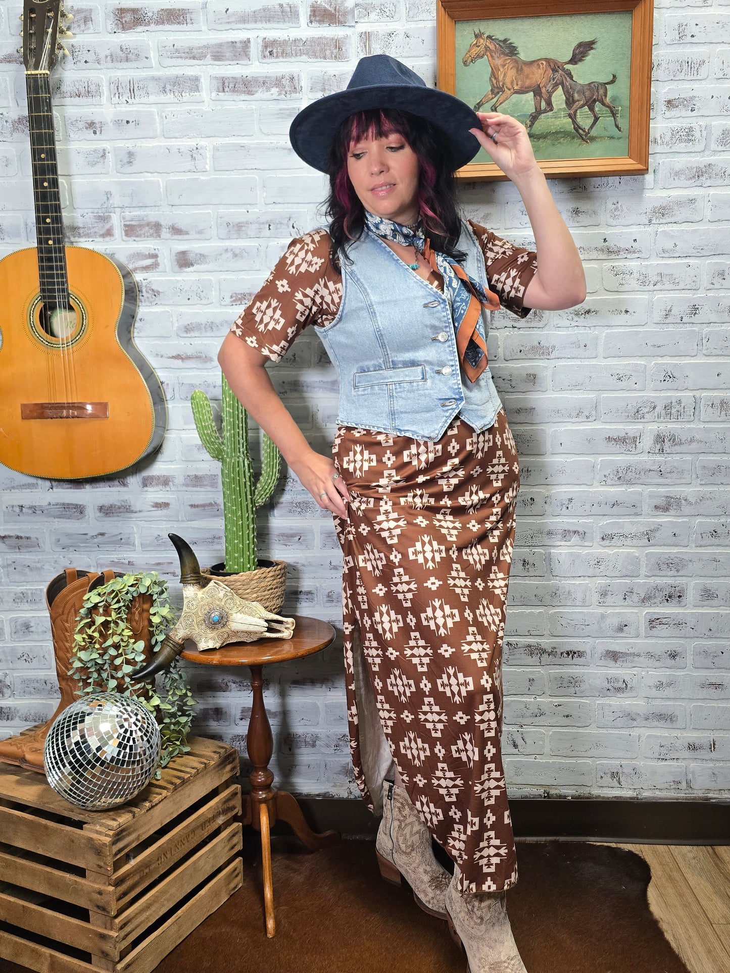 Meet Me in Wyoming Maxi Dress