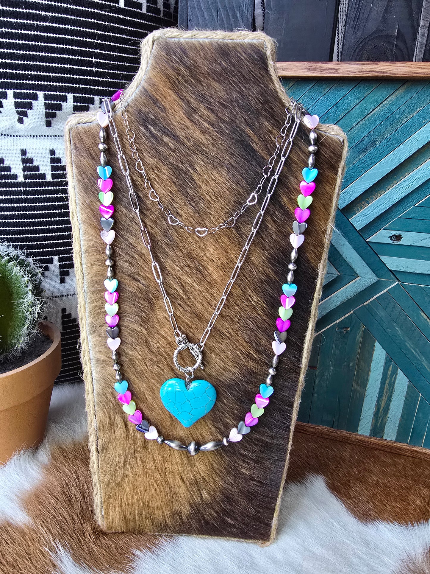 Candy Canyon Hearts Necklace