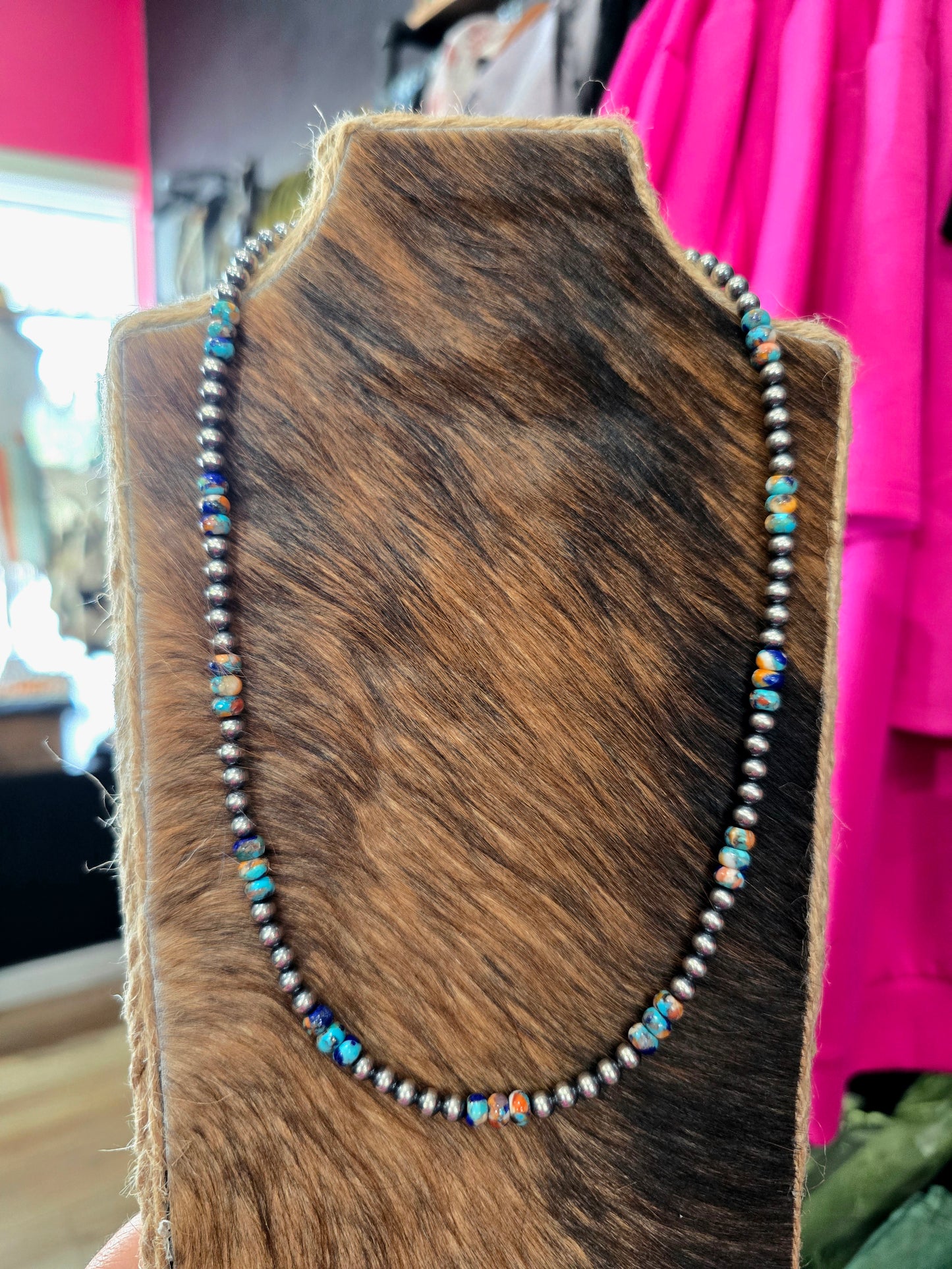 Lapis Pearl 18" Necklace
