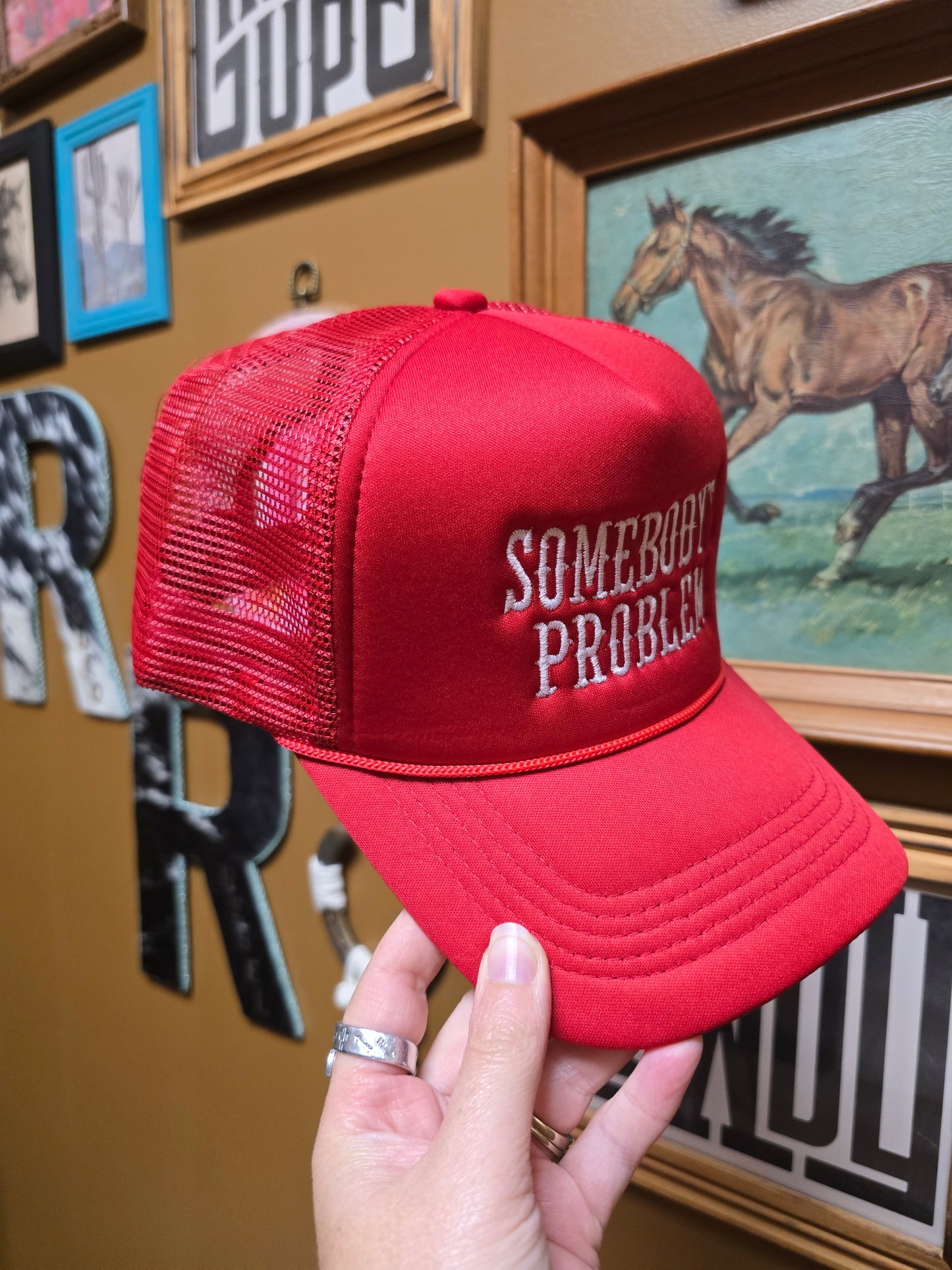 Somebody's Problem Trucker Hat