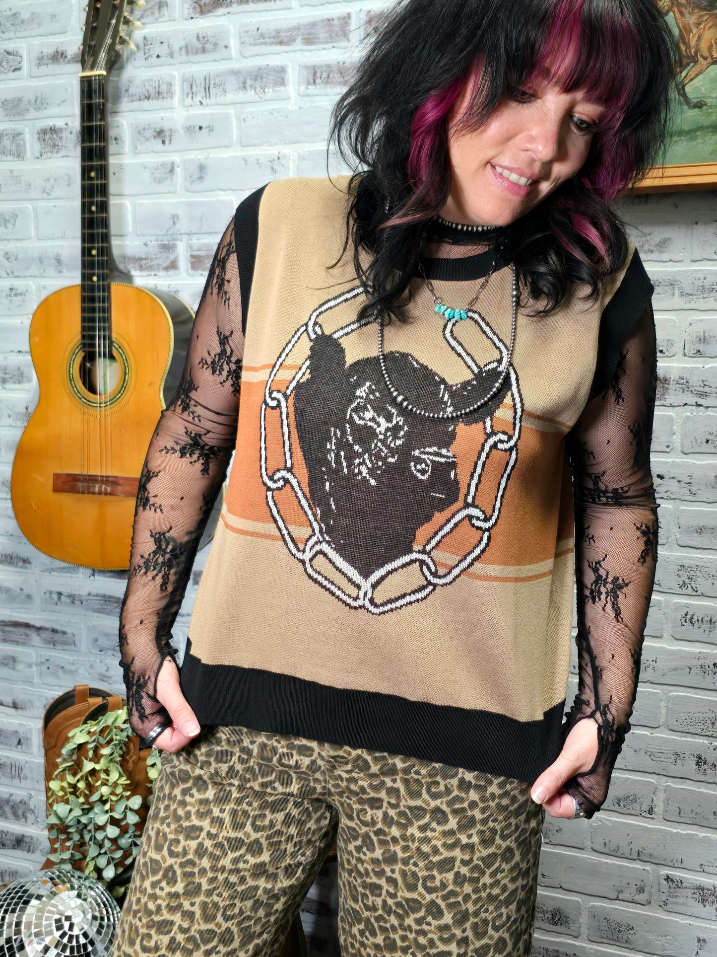 Bull Knit Vest