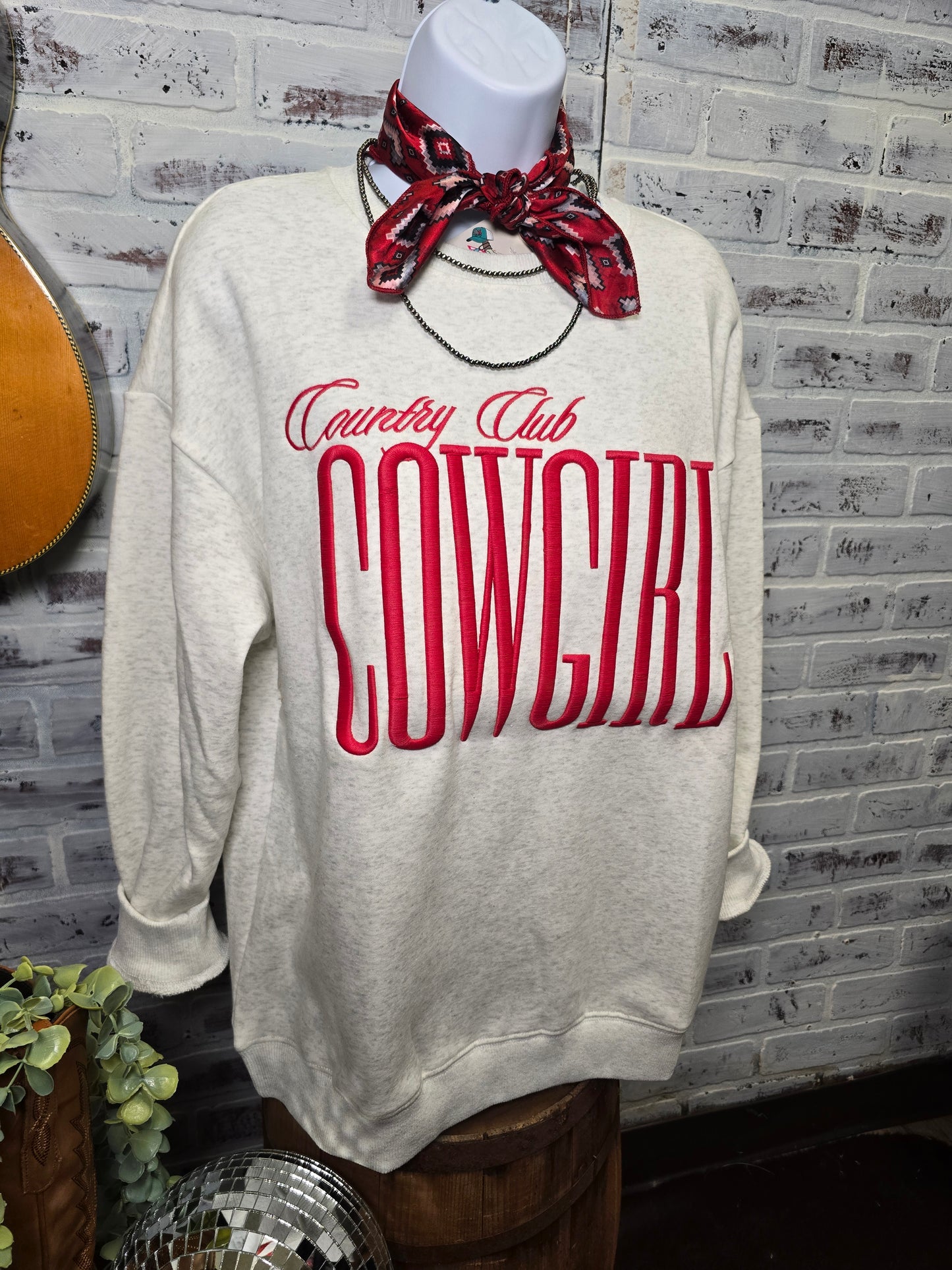 Country Club Cowgirl Sweatshirt