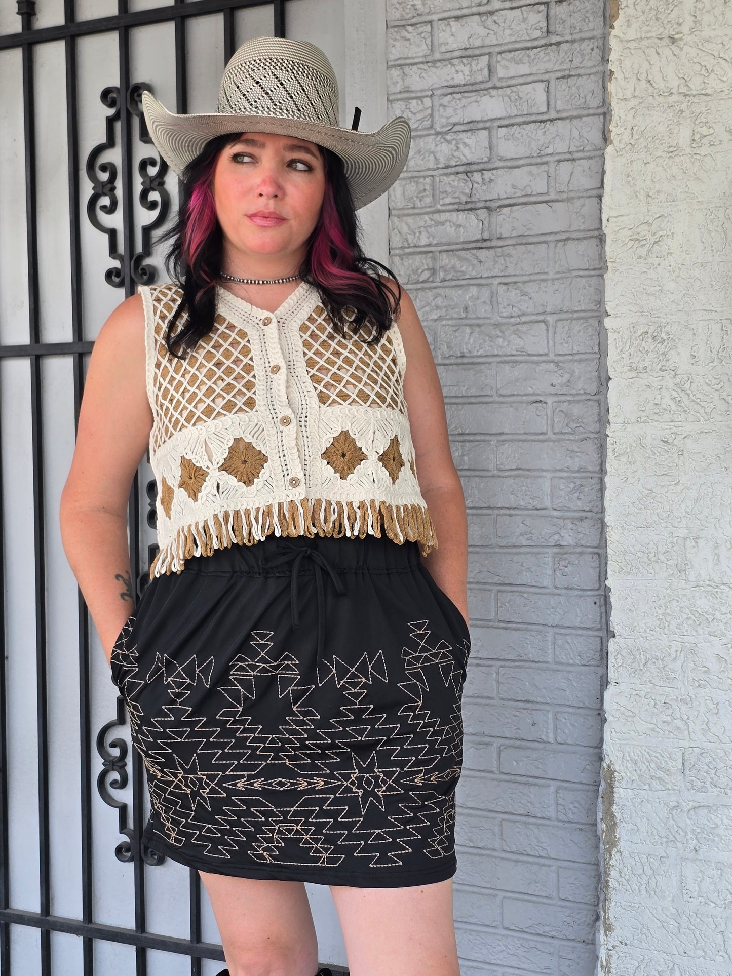Monty Crochet Vest