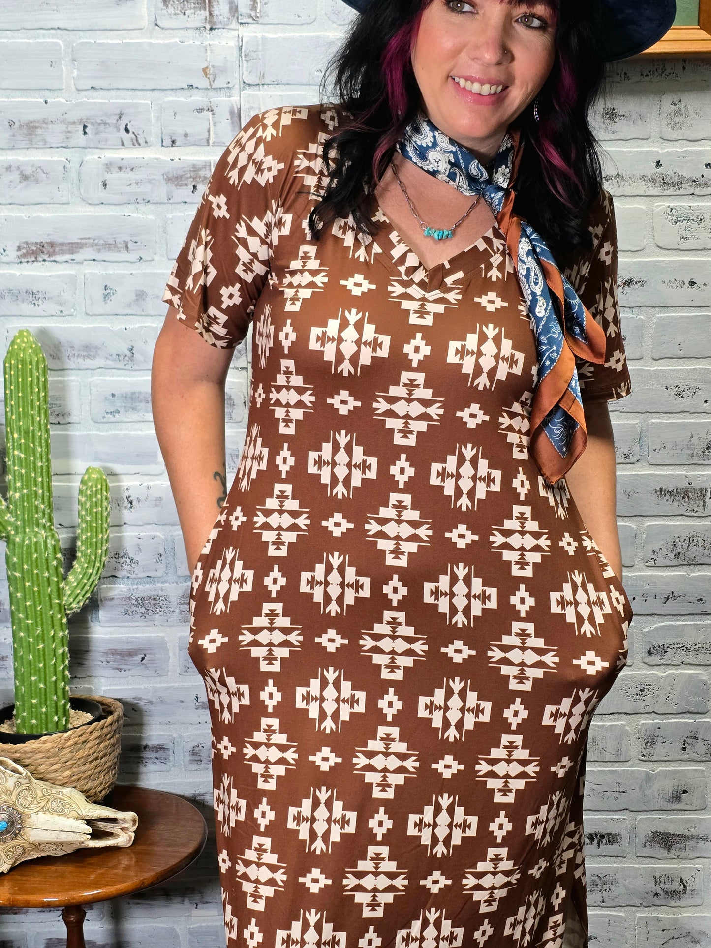 Meet Me in Wyoming Maxi Dress