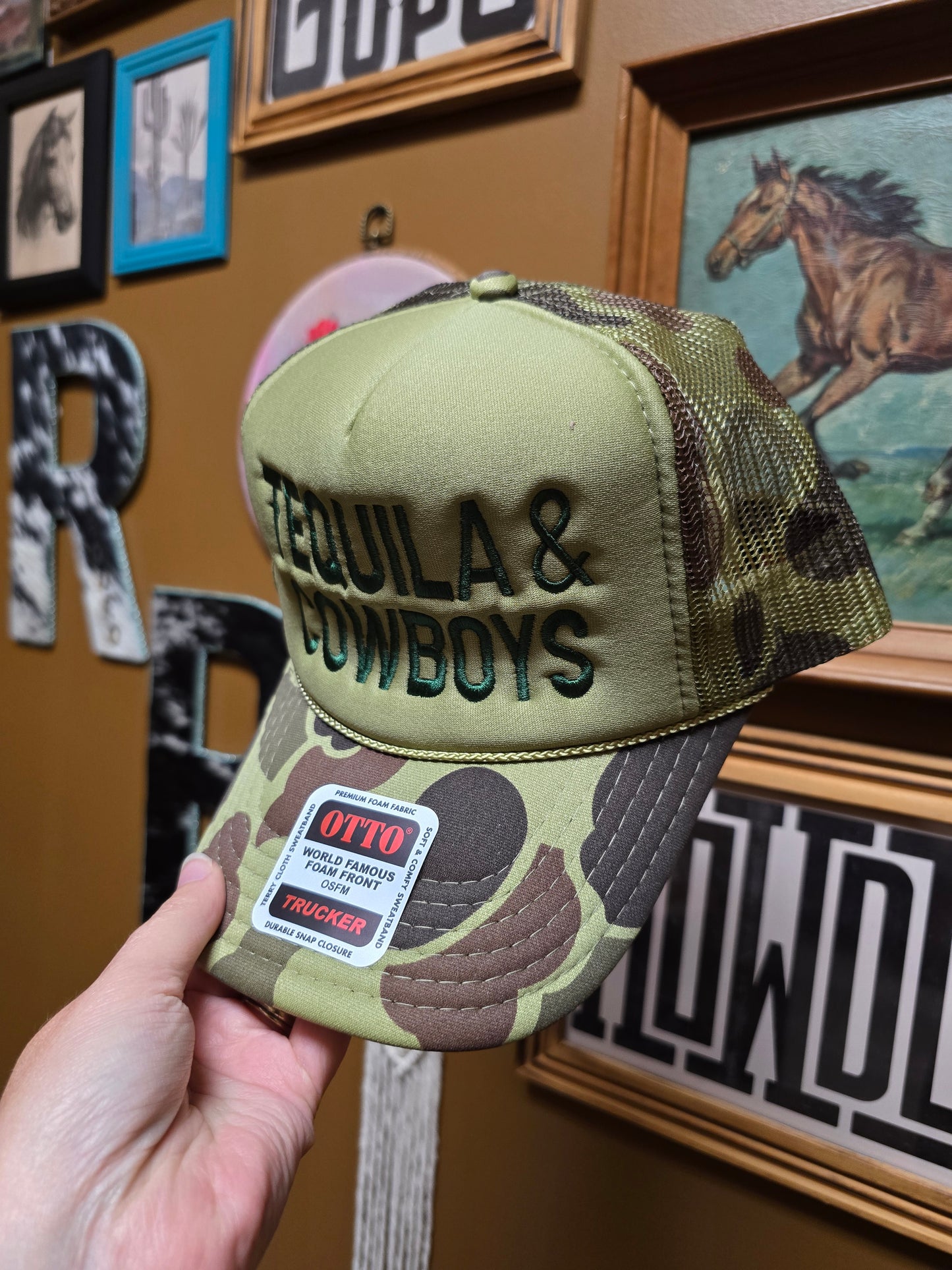 Tequila & Cowboys Trucker Hat