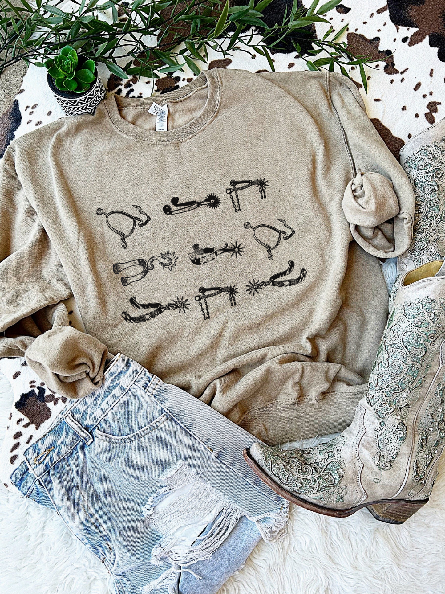 Spurs West Crewneck
