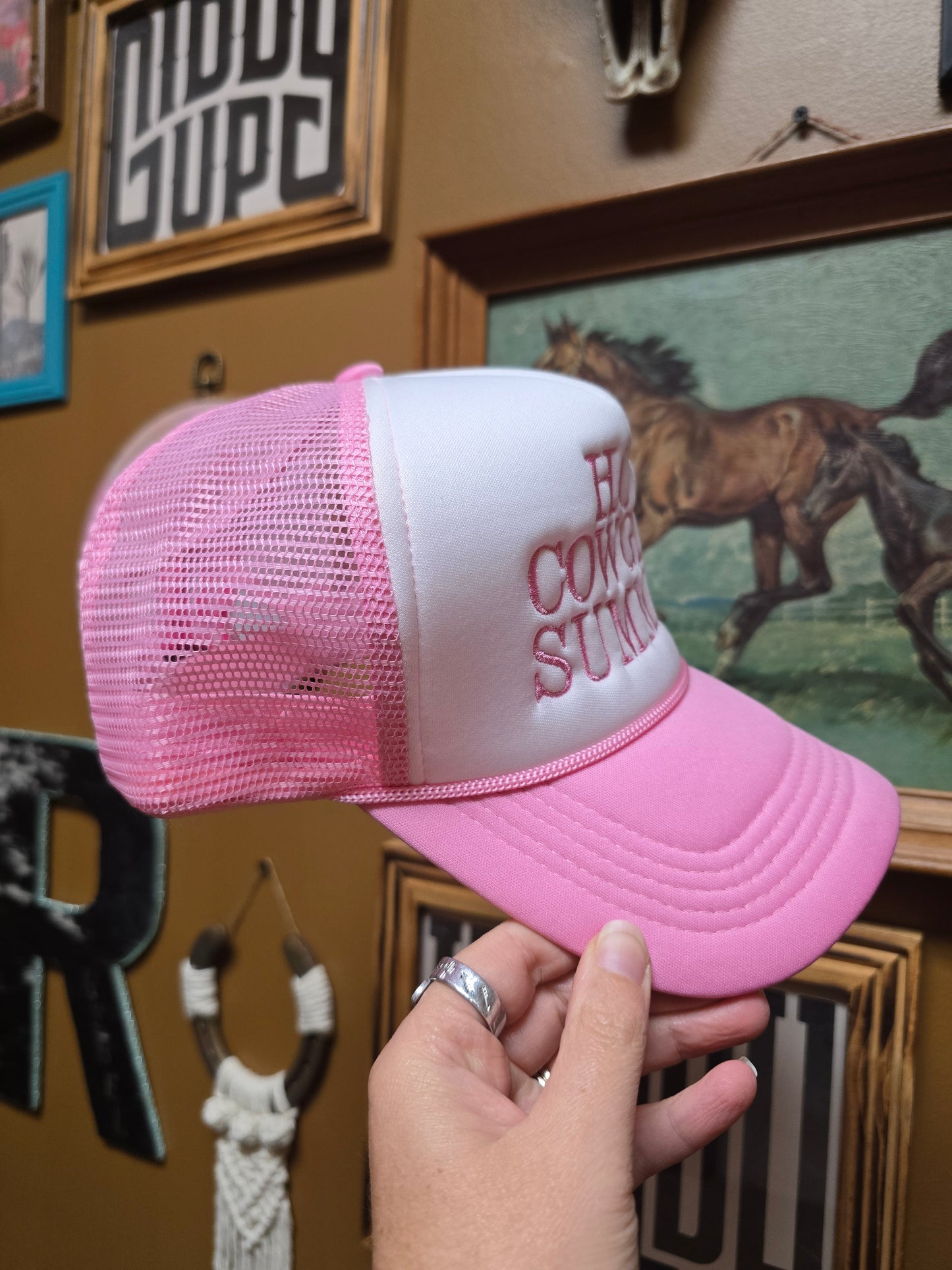 Hot Cowgirl Summer Trucker Hat