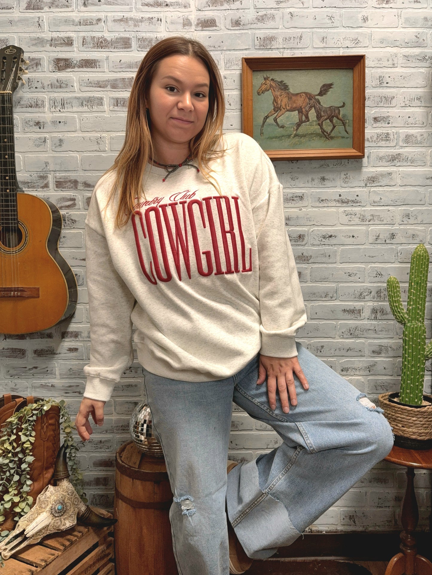 Country Club Cowgirl Sweatshirt
