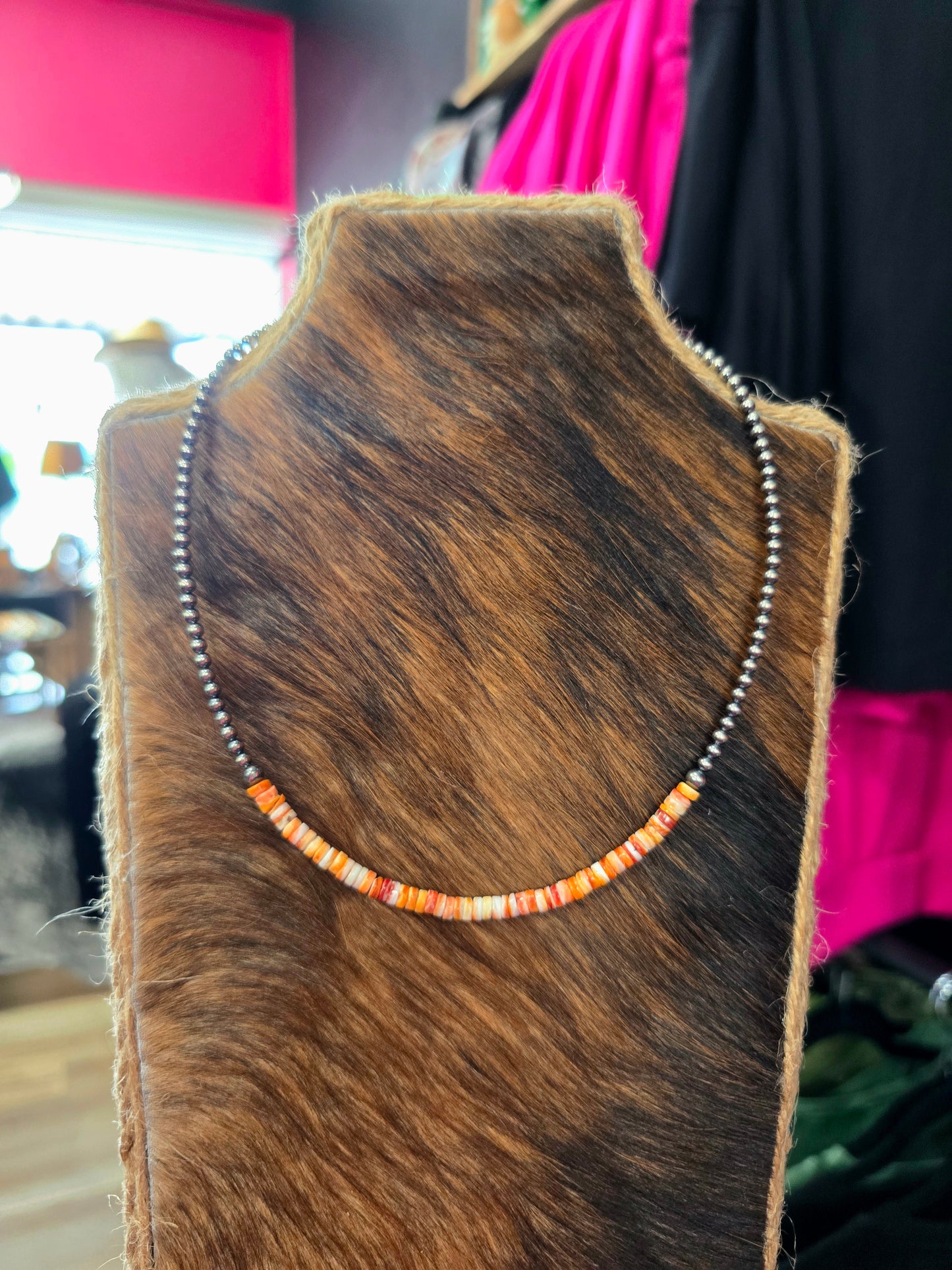 Spiny Heishi 15" Necklace