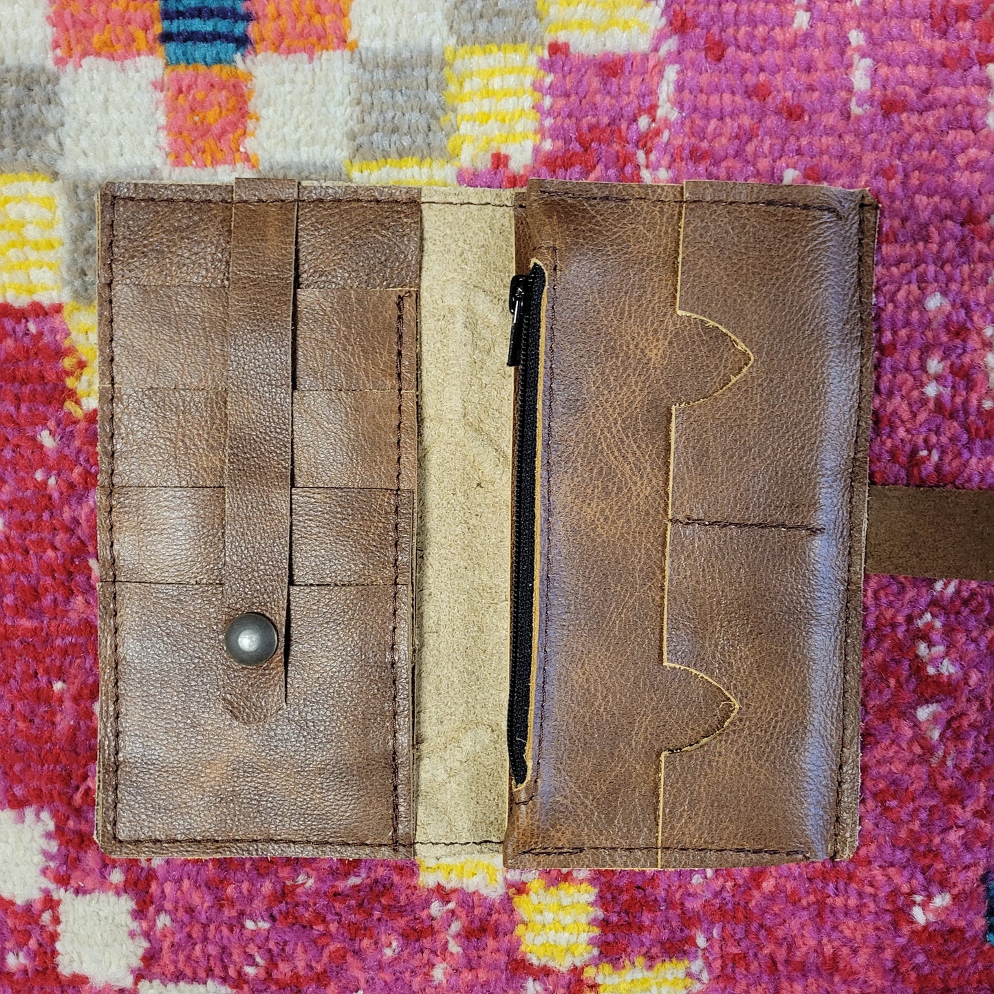 Branded Brown Embossed Wallet