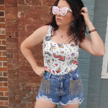 You're A Star Rhinestone Shorts