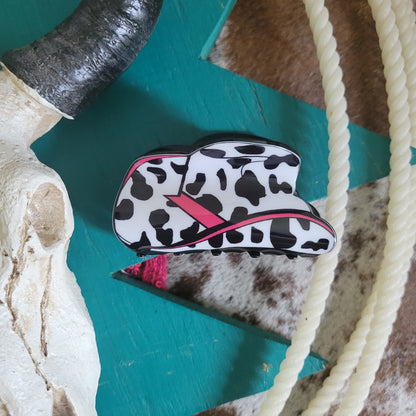 Western Hat Claw Clip