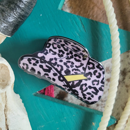 Western Hat Claw Clip