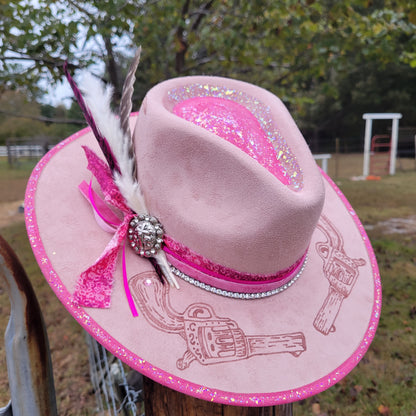 Pistol Packin' Barbie Hat