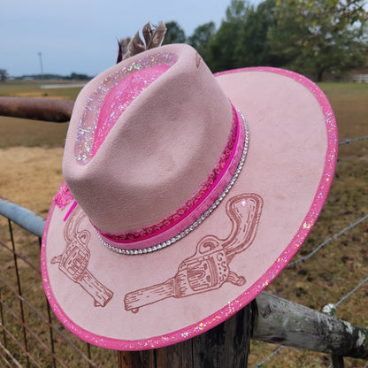 Pistol Packin' Barbie Hat