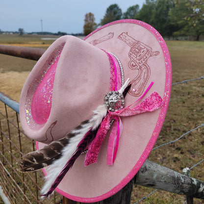 Pistol Packin' Barbie Hat