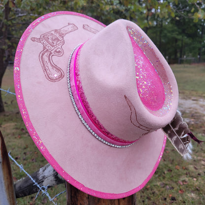 Pistol Packin' Barbie Hat