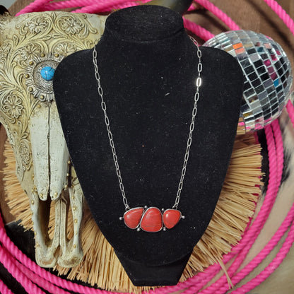Stillwater Necklace [coral]