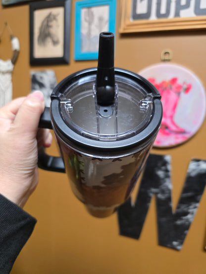Cowhide Patch Tumbler