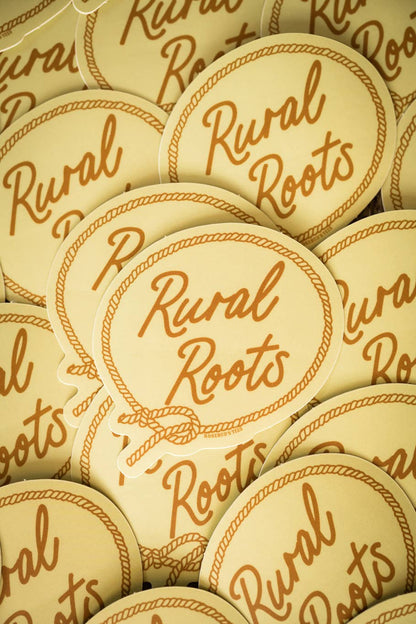 Autocollant de racines rurales