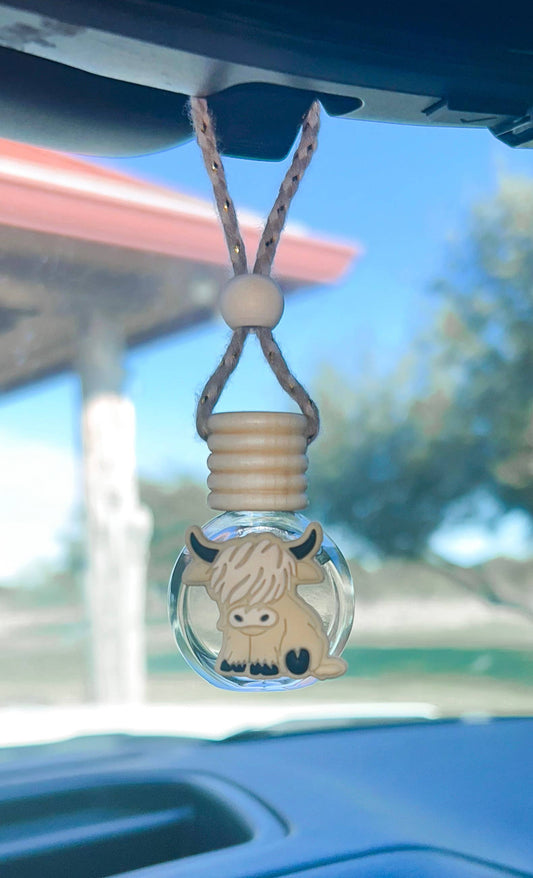 Tan Highland Cow Hanging Diffuser