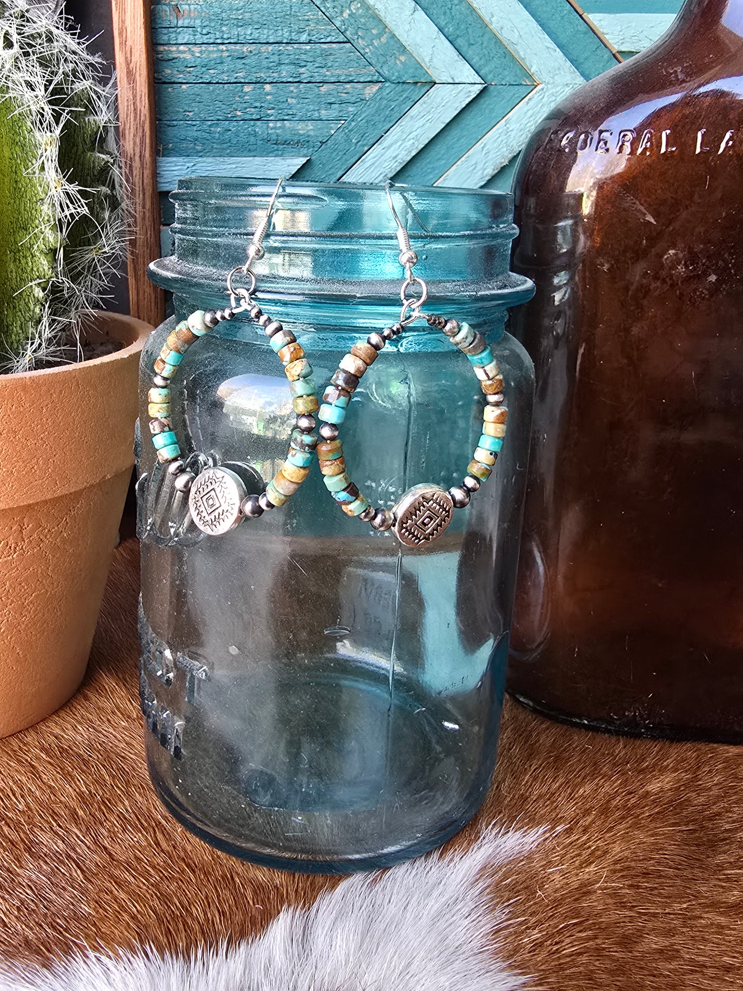 High Desert Halo Hoop Earrings