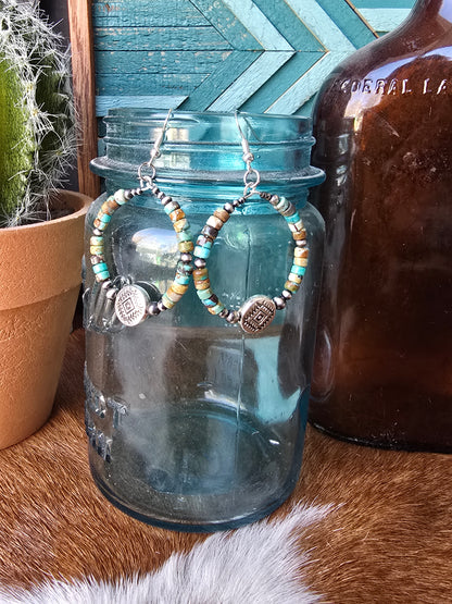 High Desert Halo Hoop Earrings