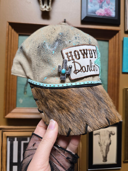 Howdy Darlin Cowhide Hat