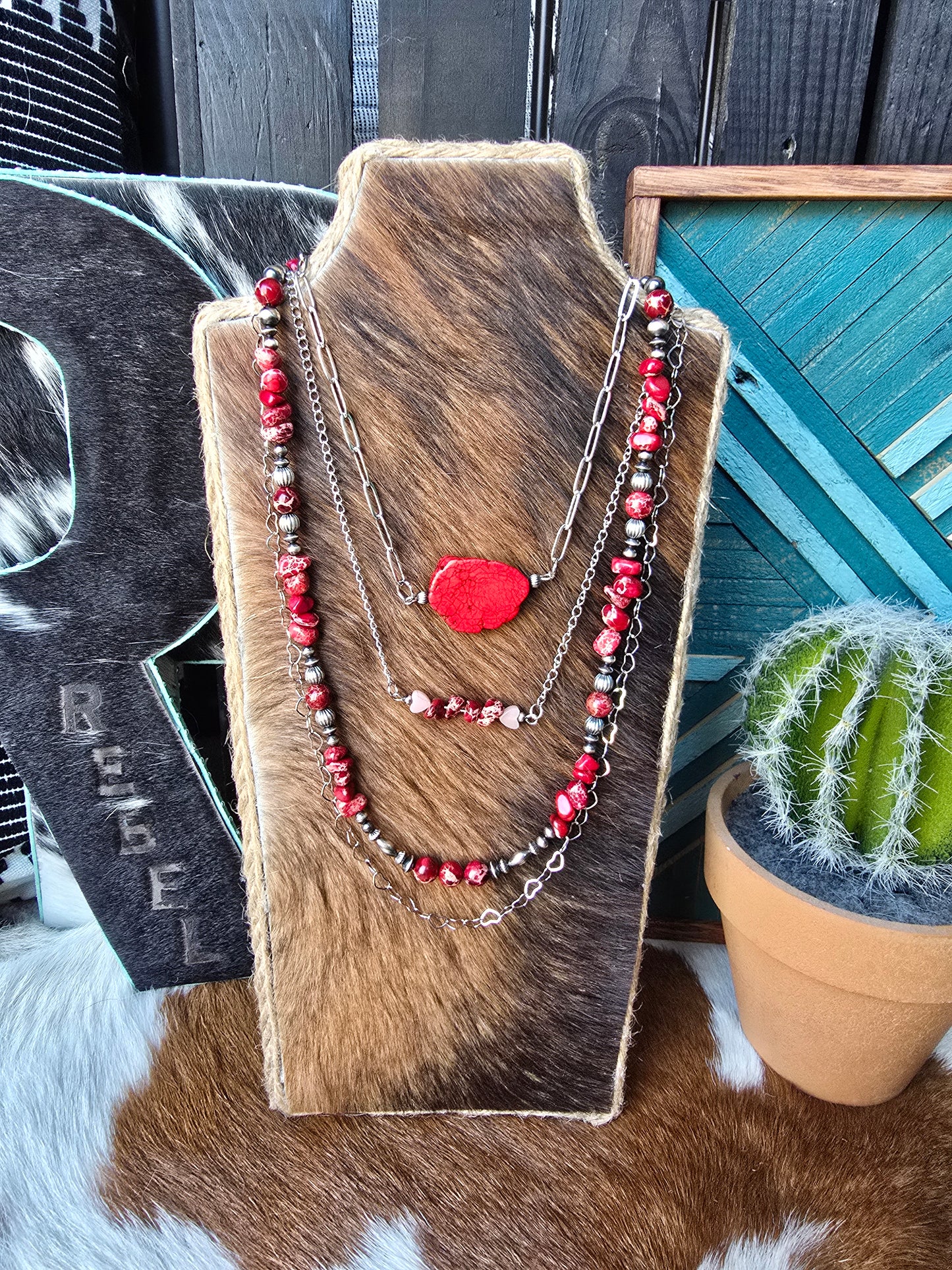 Rebel Red Necklace