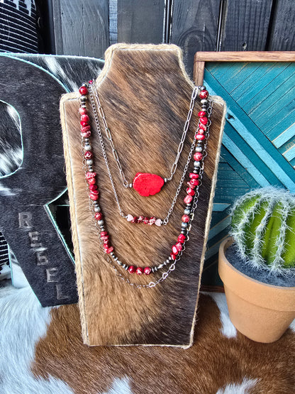 Rebel Red Necklace