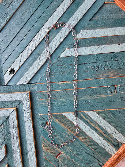 Linked in Love Choker [silver]