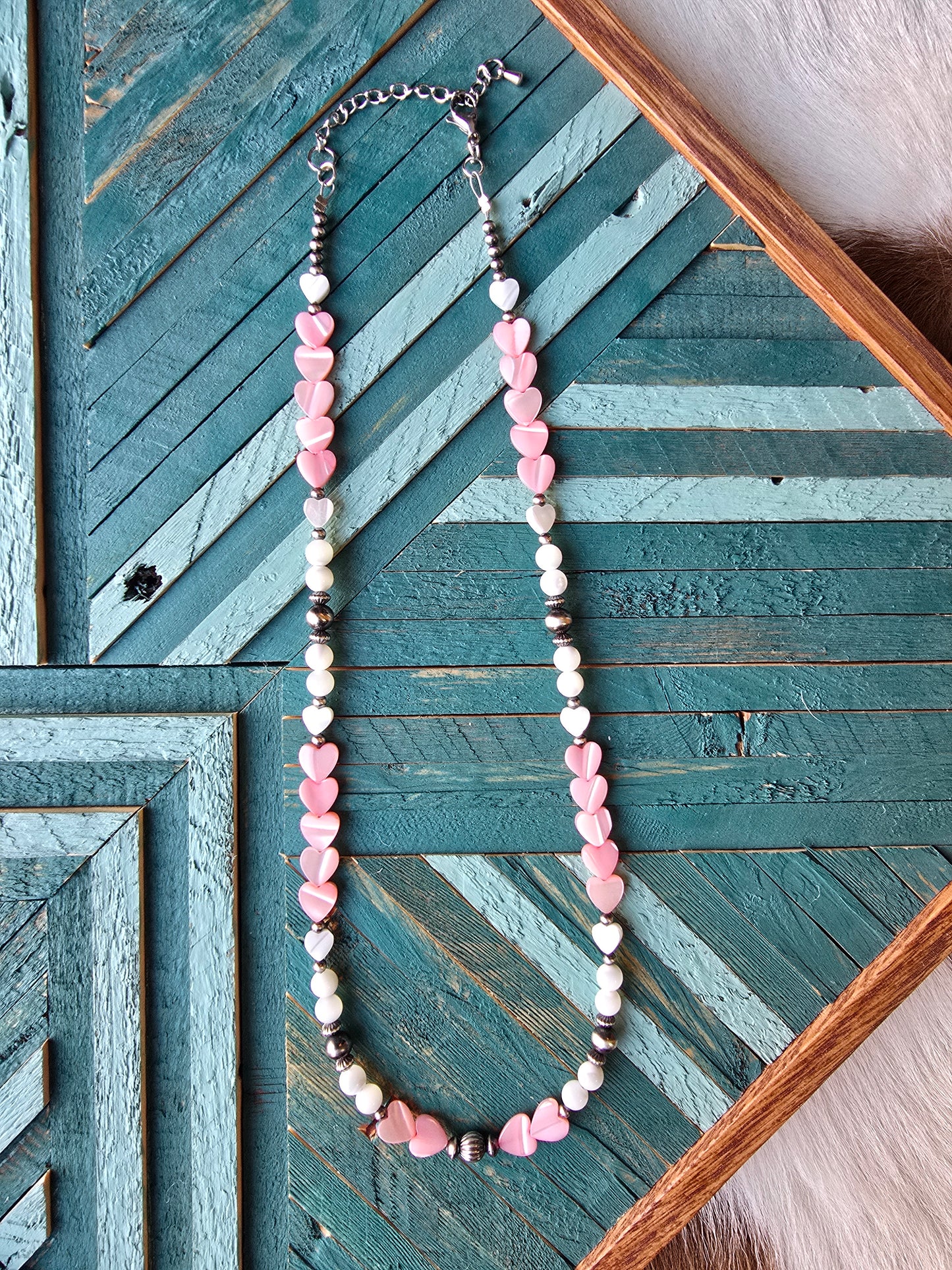 Blushing Hearts Necklace