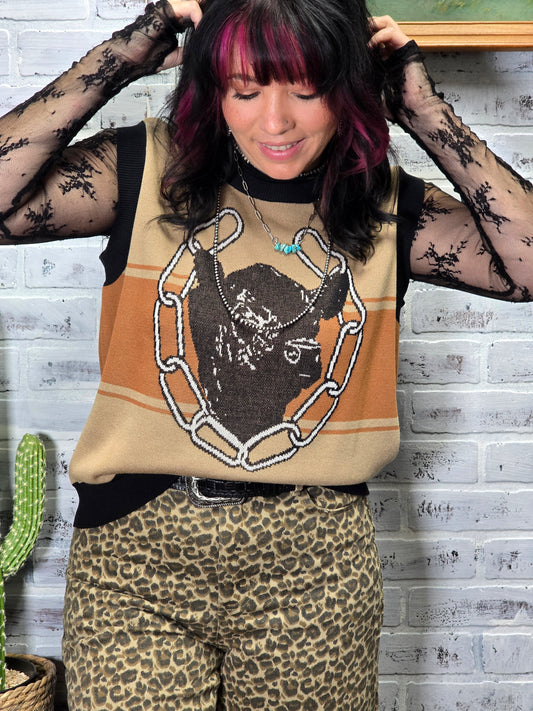 Bull Knit Vest
