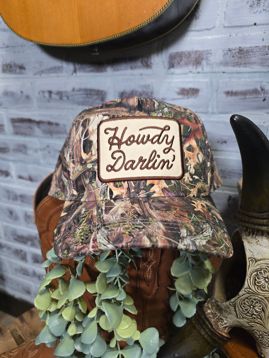 Howdy Darlin Camo Trucker Hat