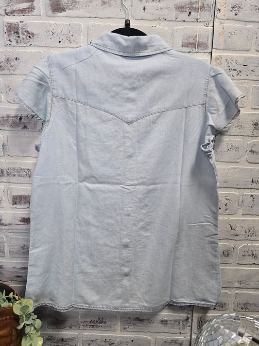 Dainty Denim Top
