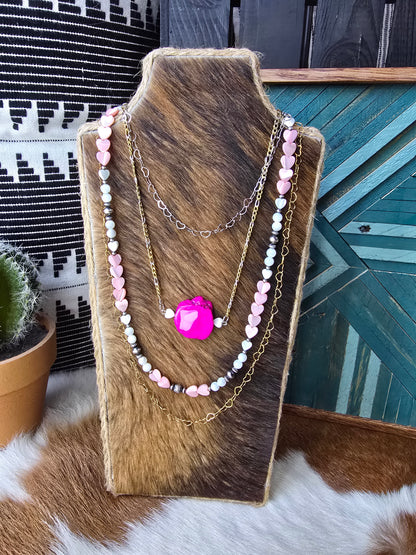 Heartbreaker Necklace [pink]