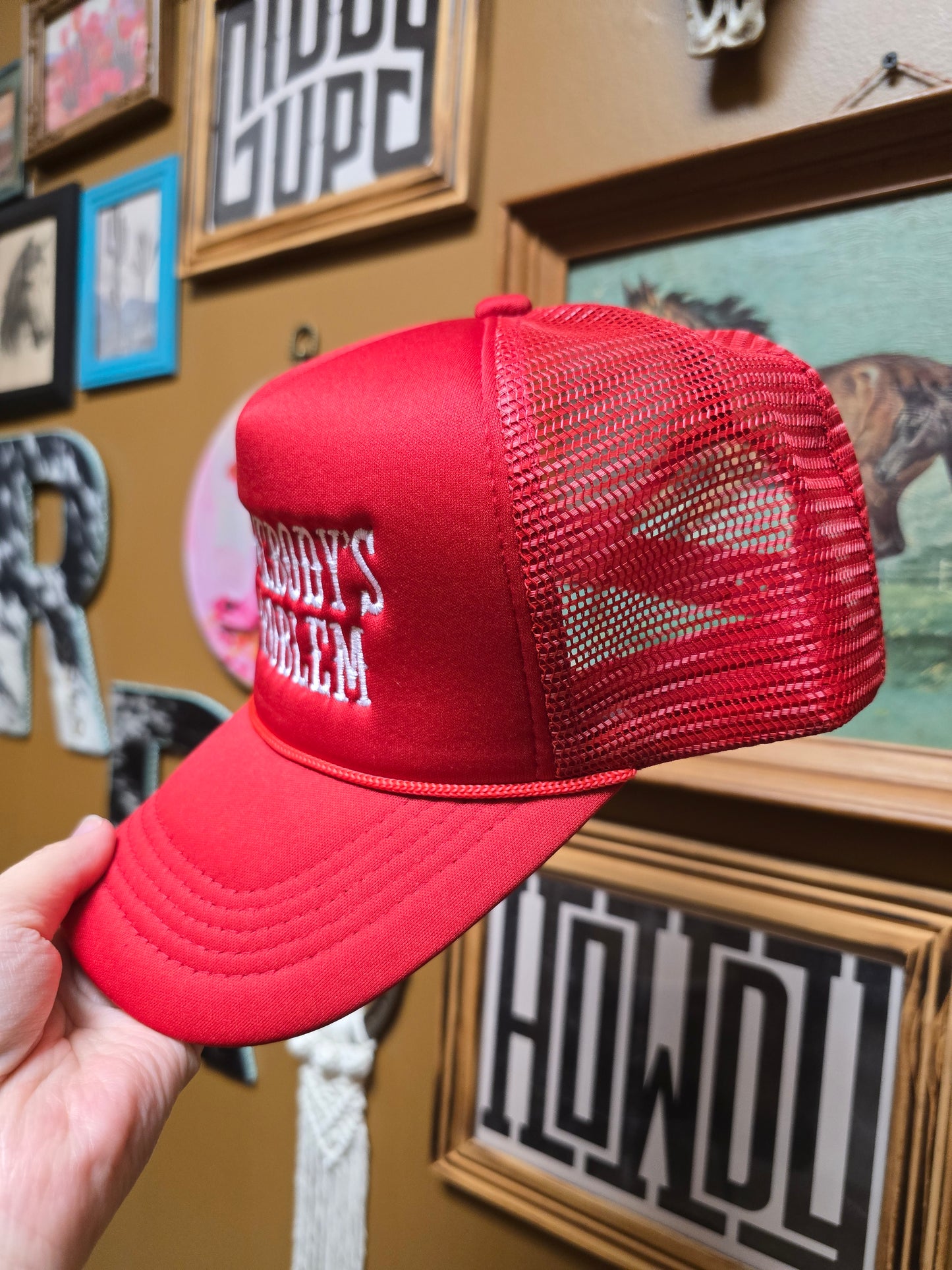 Somebody's Problem Trucker Hat 