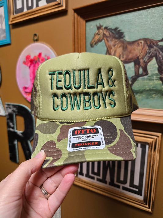 Tequila & Cowboys Trucker Hat 