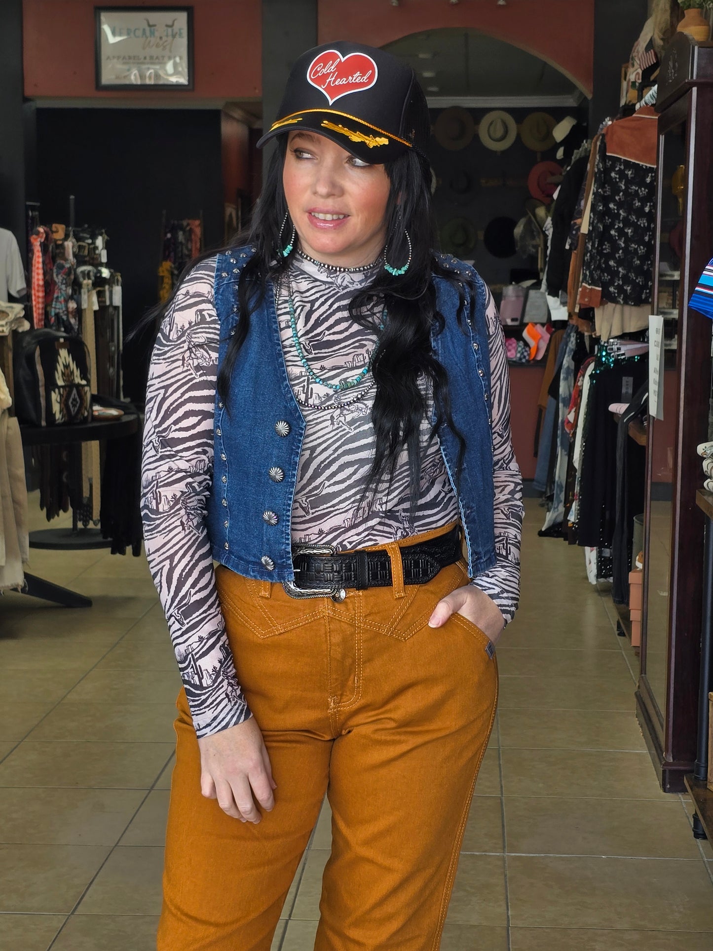 Quinn Bareback Jean [rusty gold]